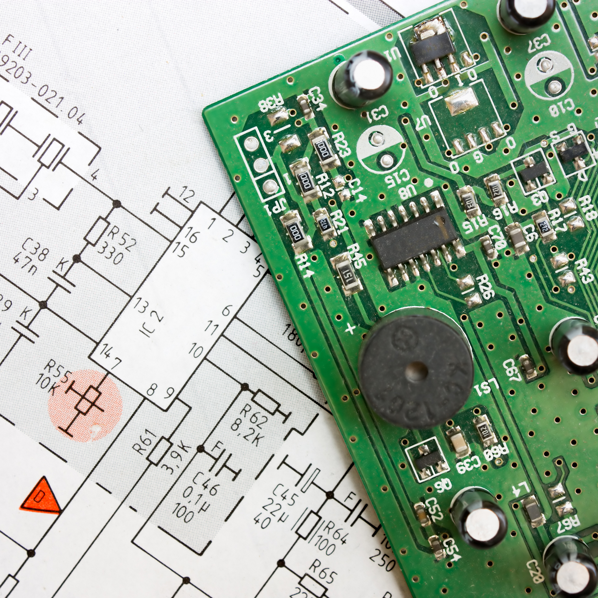 Schematic Diagram And Electronic Board
