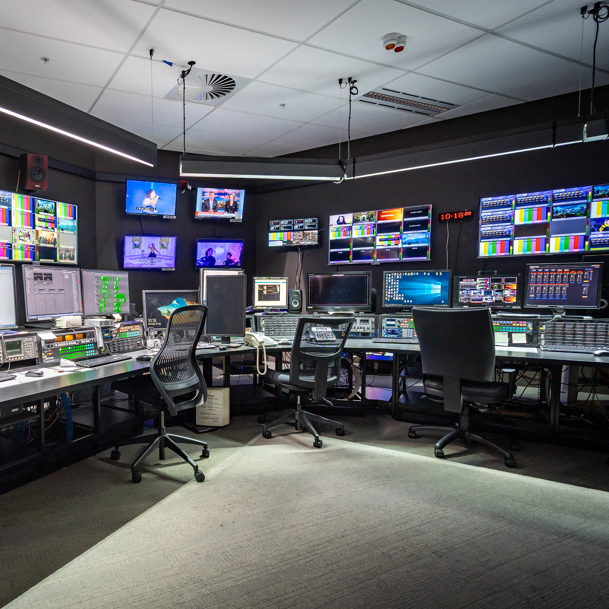 Melbourne, Australia Jul 27, 2019: The Abc Studios News Collab