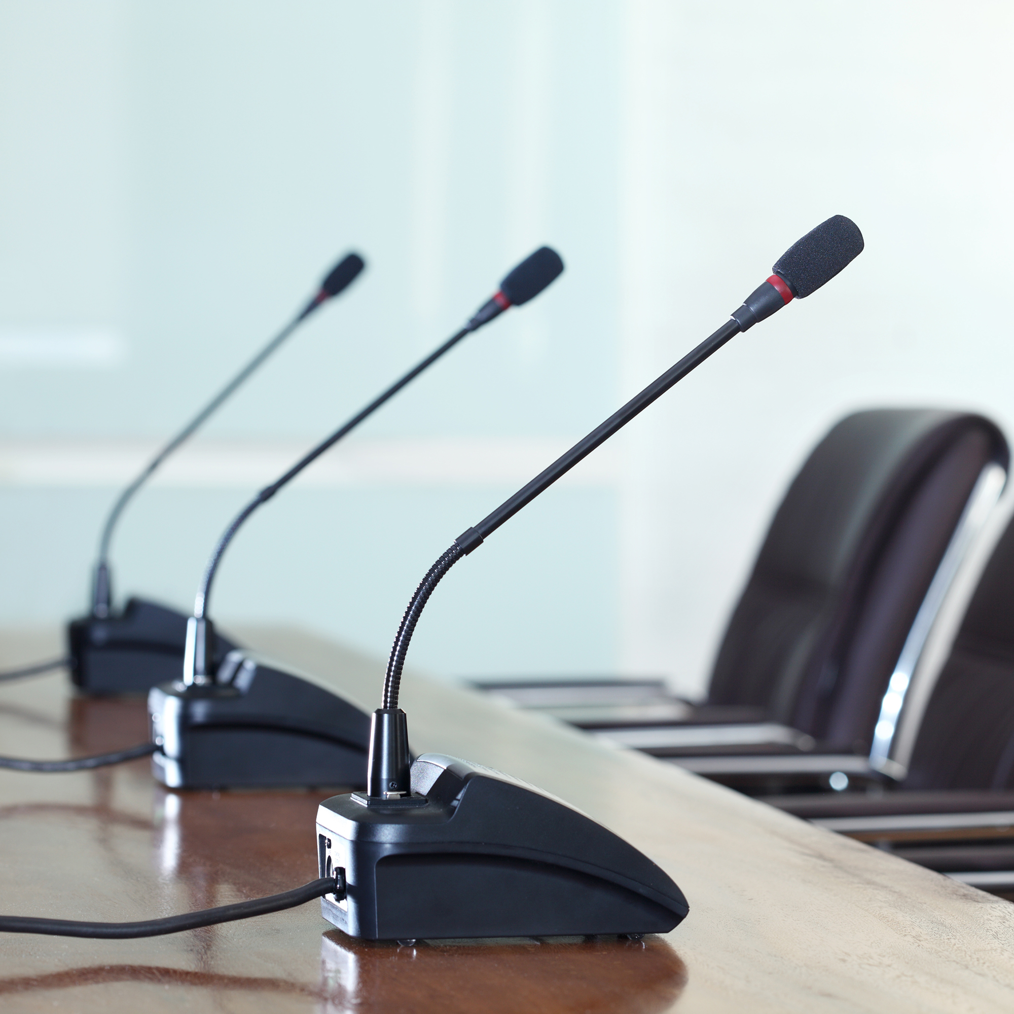 Microphones In The Meeting Room